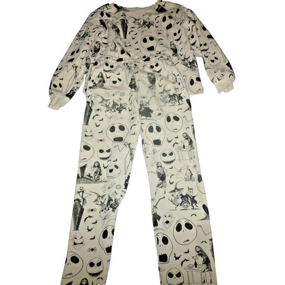 Disneyl Sweatshirt & Jogger Pants Set Women's Nighmare Before Christmas XS - Picture 1 of 5